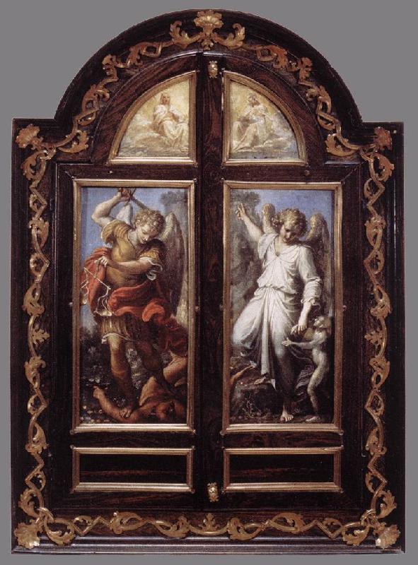 CARRACCI, Annibale Triptych dsf oil painting image